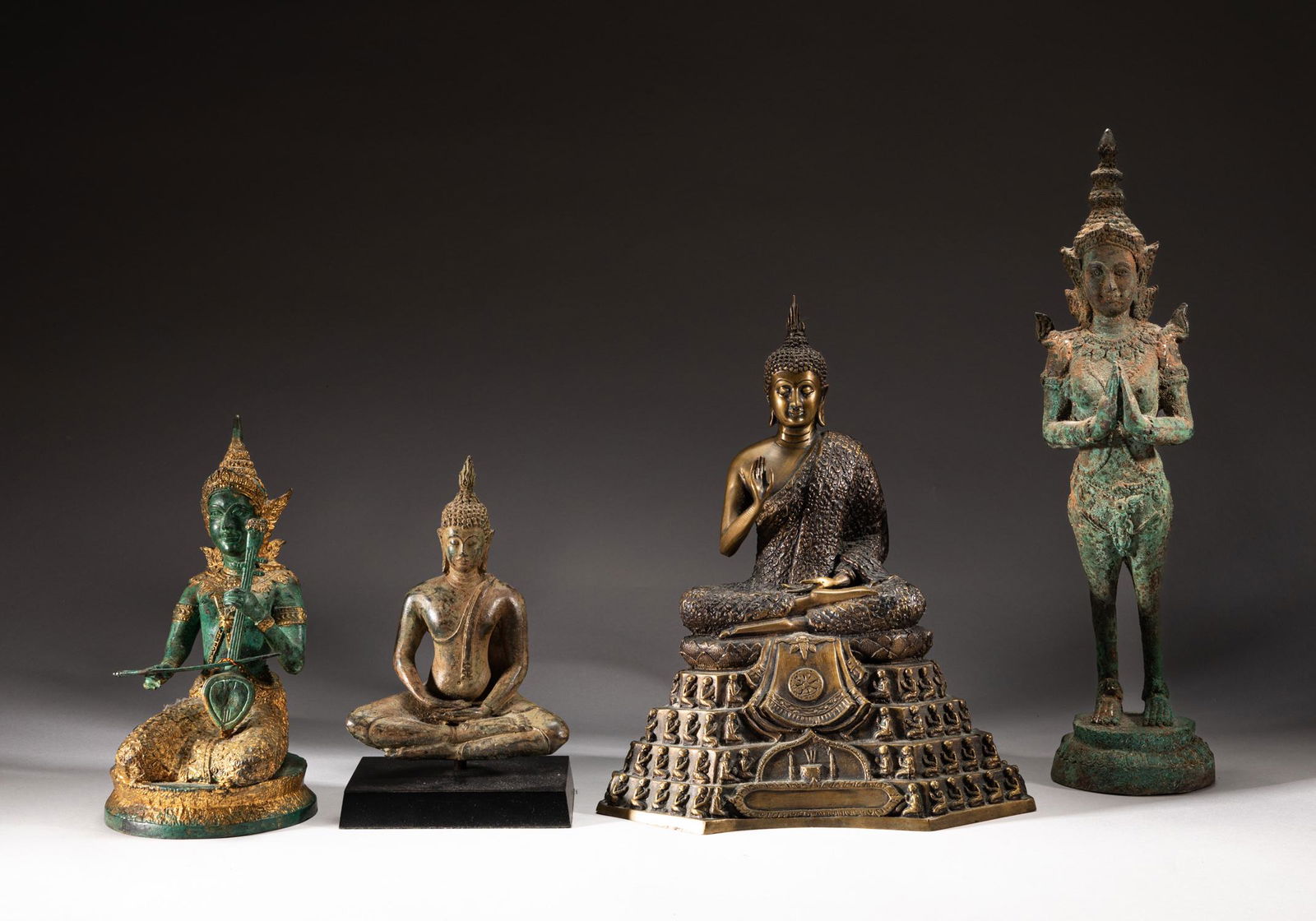 Group Thailand Bronze Buddha (1 of 12)