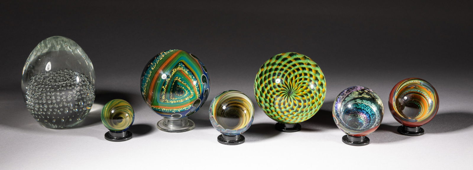 Rare Art Glass Ball, Time and Space (1 of 18)