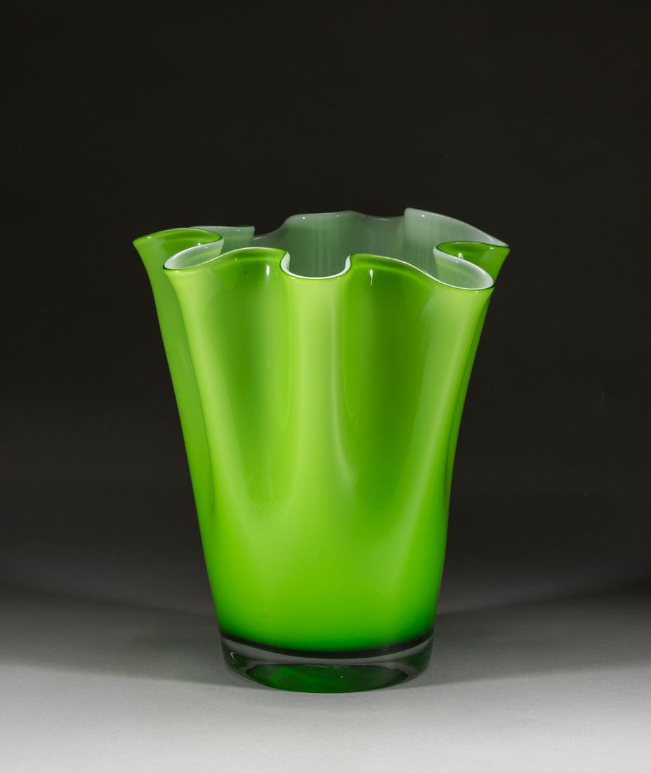 Large Designed Art Glass Morden Vase (1 of 11)