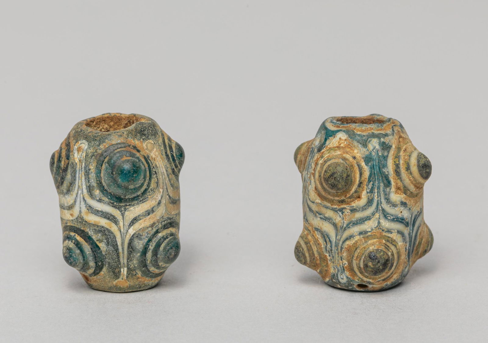 Two Roman Trade Type Dragon-fly Eye Beads (1 of 11)