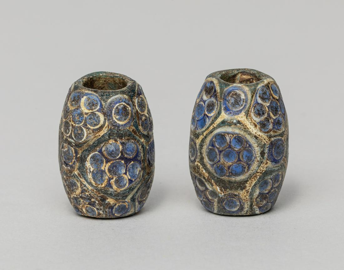 Rare Antique Roman Type Dragon-fly Eye Glass Beads (1 of 13)