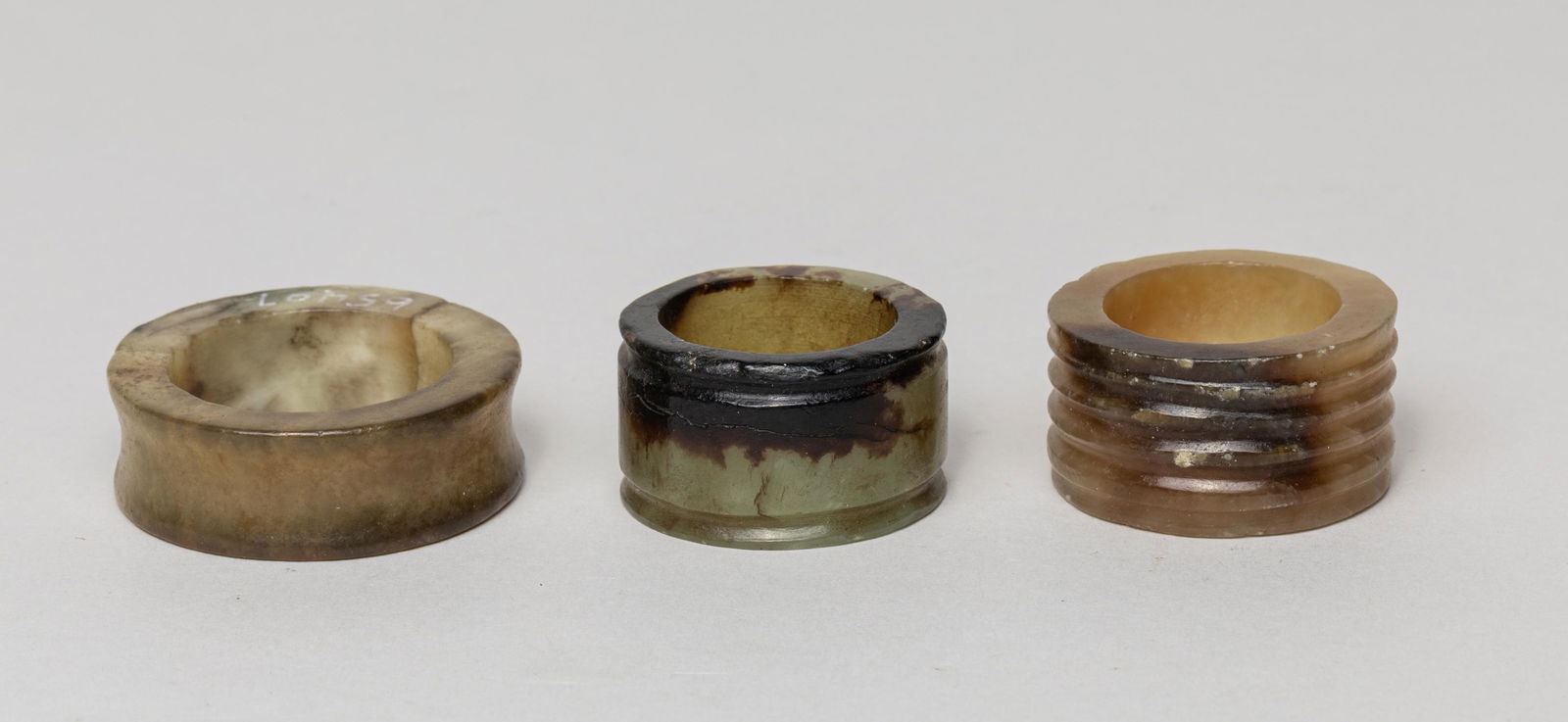 Group Old Chinese Jade Carving Huan (1 of 13)