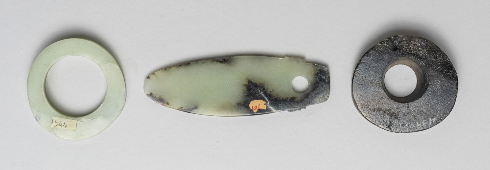 Group Chinese Jade Bi & Axe (1 of 11)