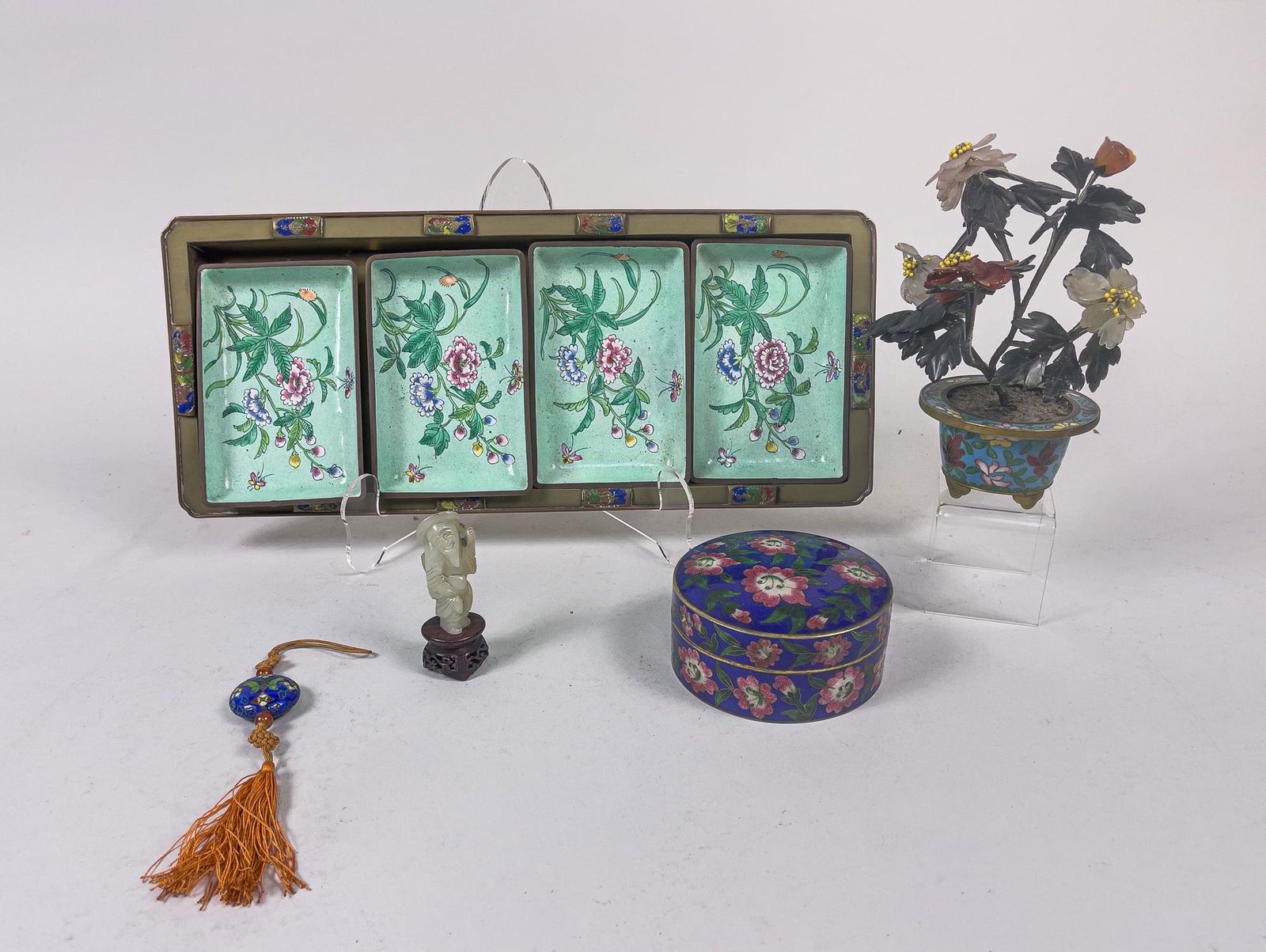 Group Chinese Jade & Cloisonne (1 of 9)