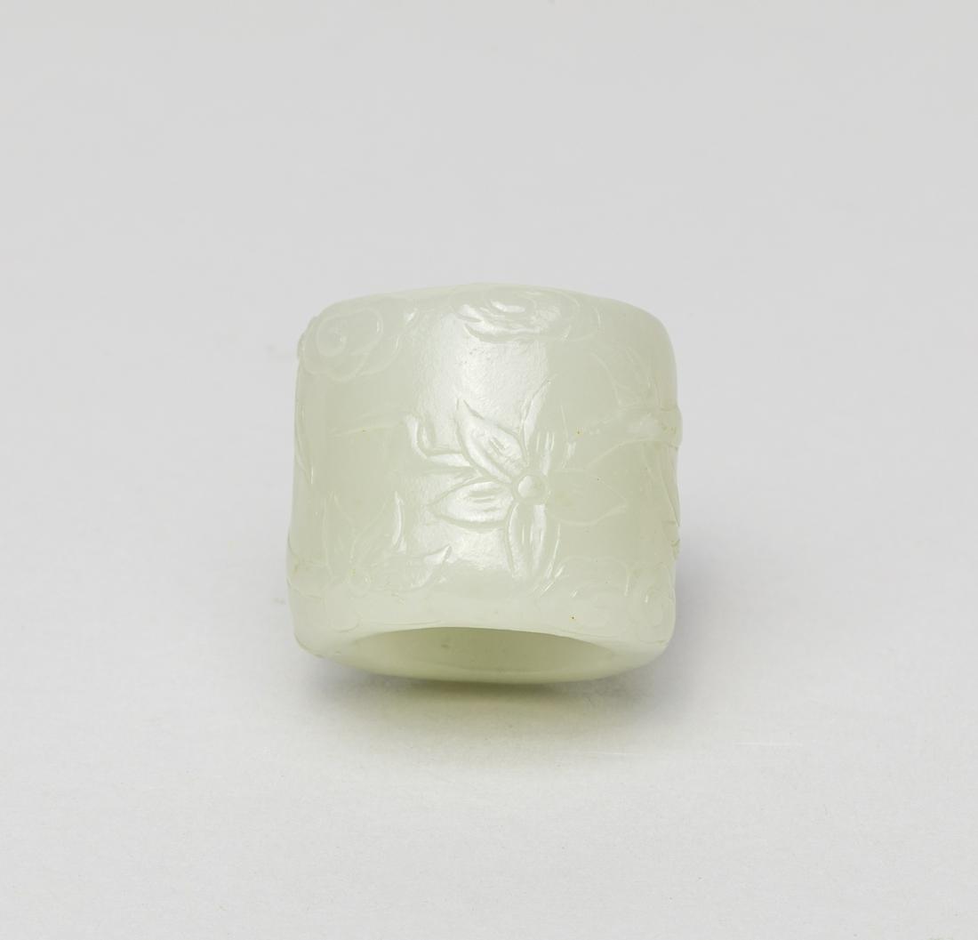 Chinese White Jade Thumb Ring (1 of 14)