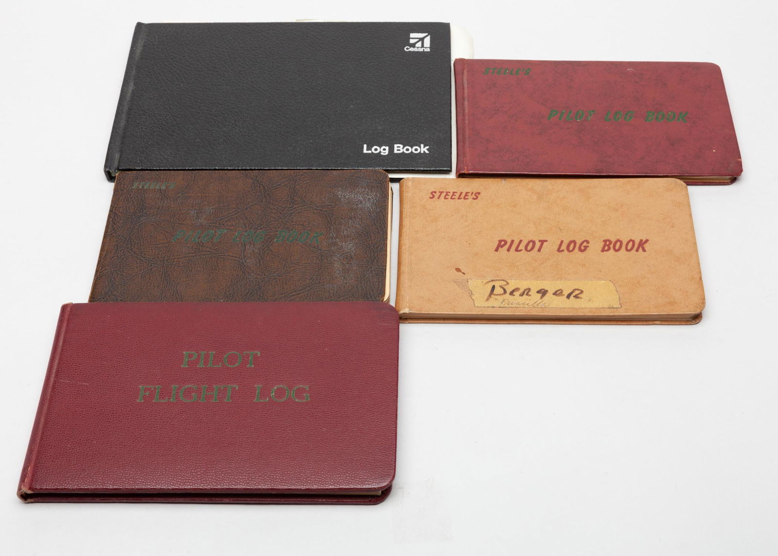 Collectible Vintage Pilot Log Books (1 of 12)