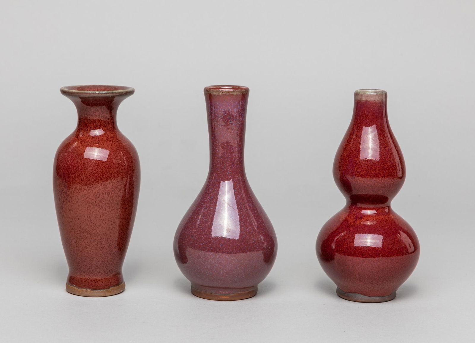 Estate Chinese Ox-blood Glazed Cabinet Vase (1 of 13)