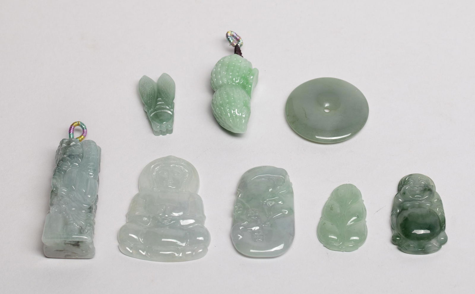 Chinese Export Jade Jadeite Toggles (1 of 11)