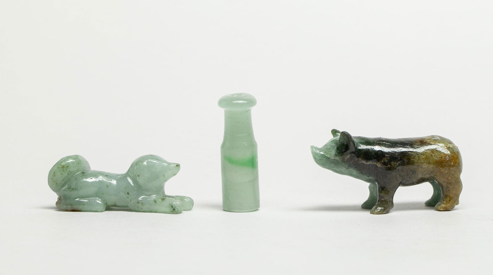 Group Chinese Jade/Stone Toggles (1 of 12)