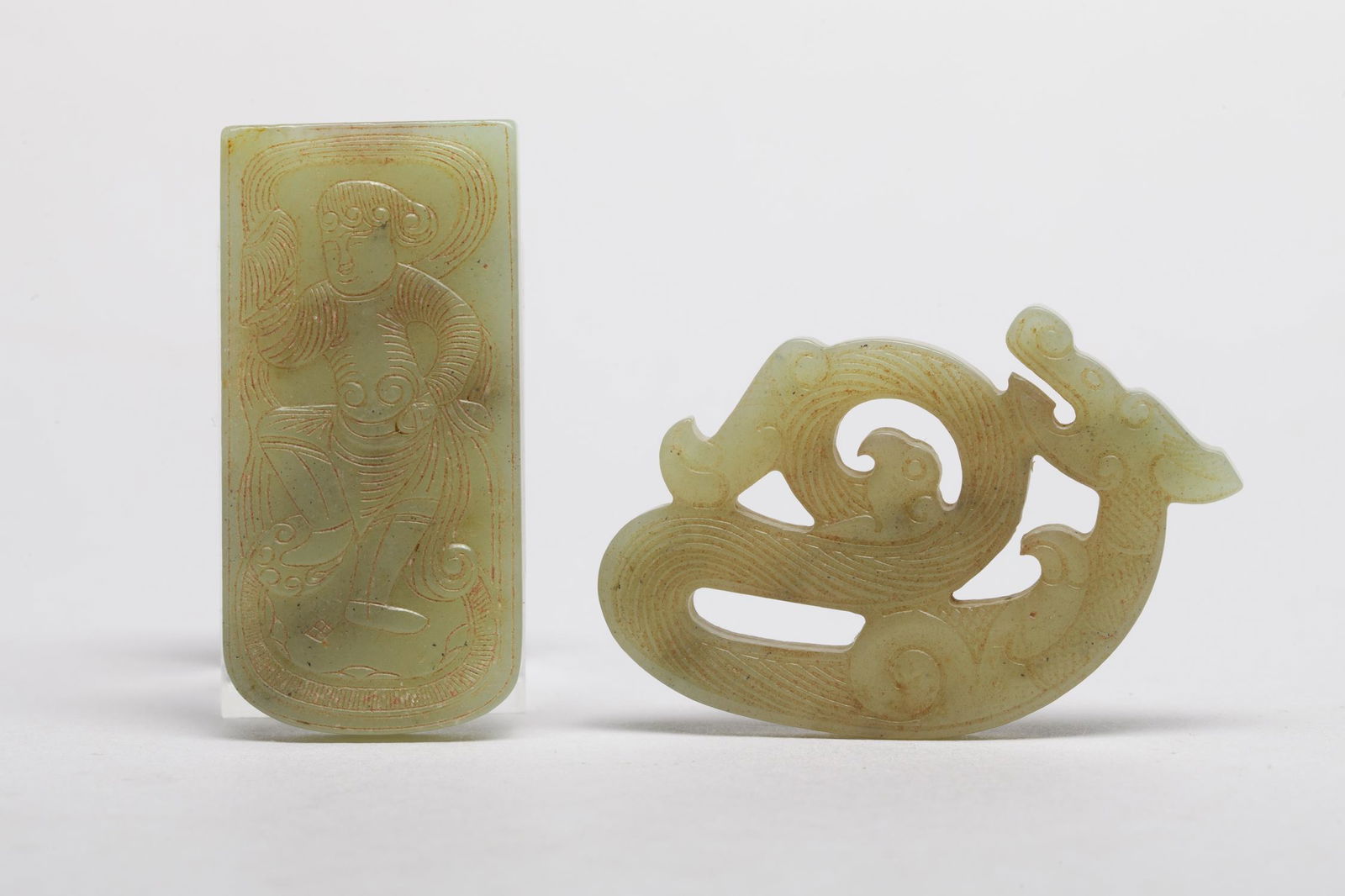 Group Chinese Jade Toggles (1 of 12)