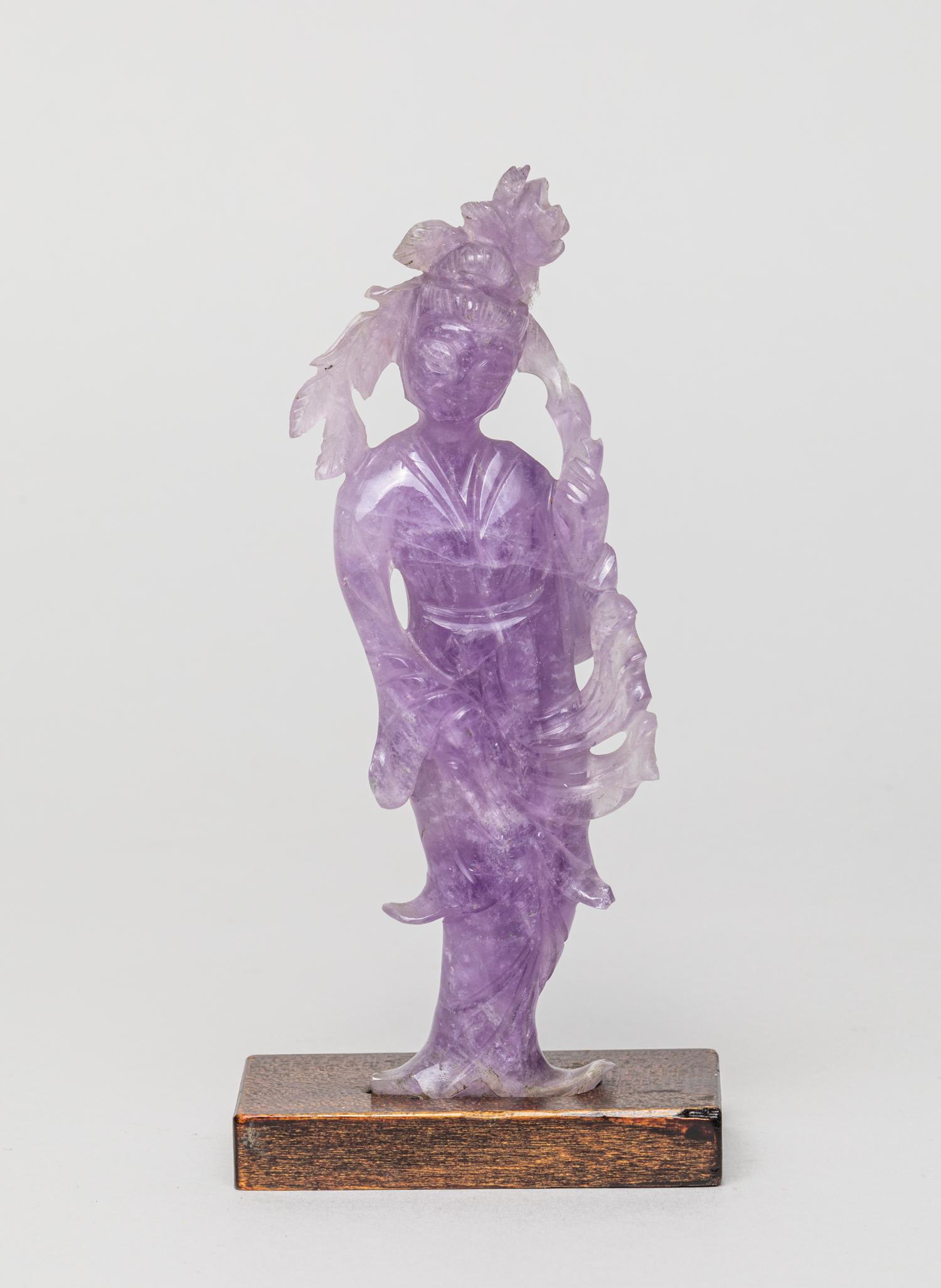 Collectible Chinese Amethyst Table Sculpture (1 of 11)