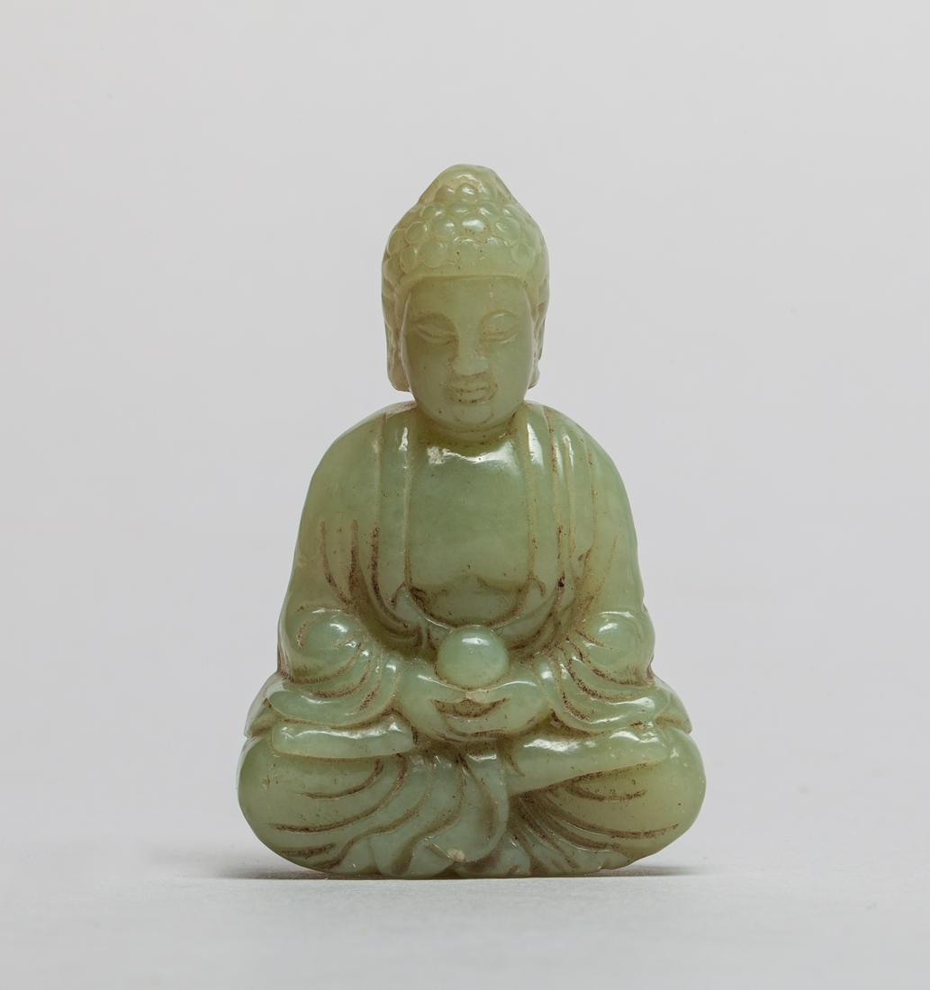 Chinese Carved Jade Buddha (1 of 10)