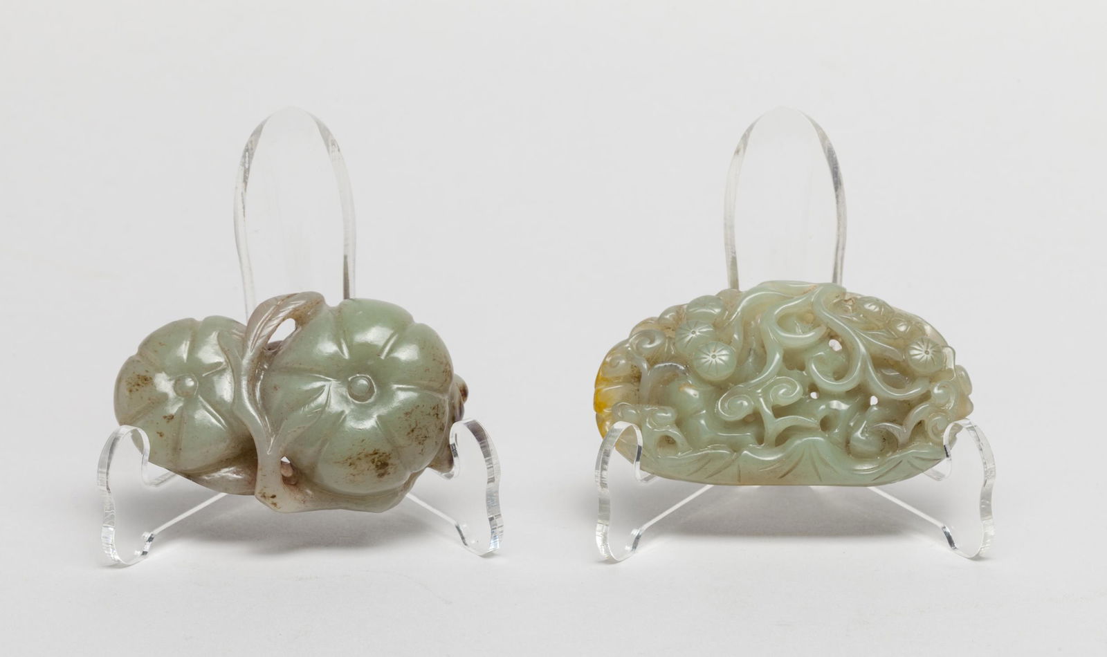 Two Chinese Celadon Jade Toggles (1 of 12)