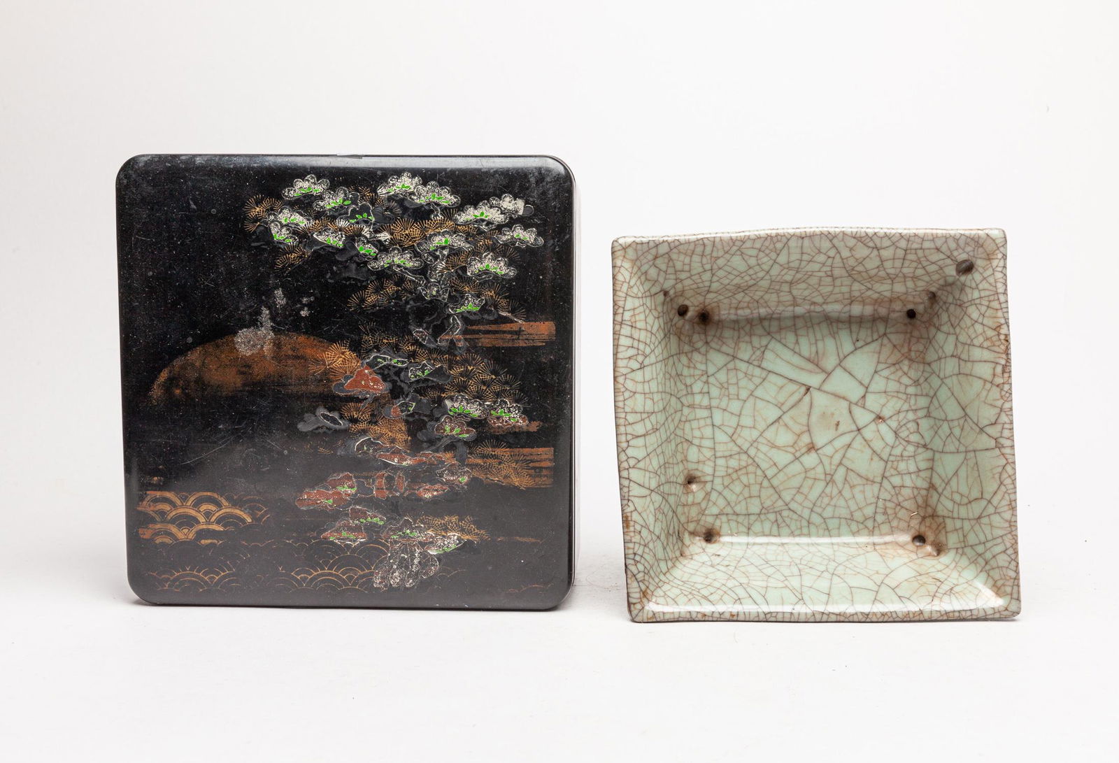 Large Chinese Ge Type Porcelain Bowl/ Washer (1 of 11)