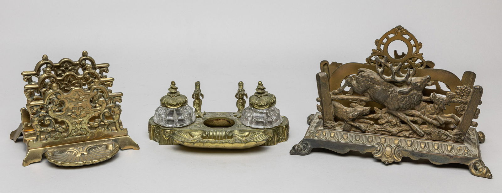 Antique France Brass Table Sets (1 of 13)