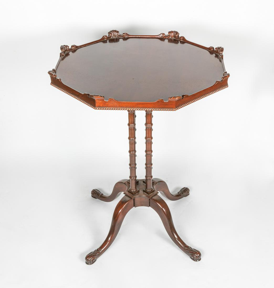 Antique English Type Wood Tall Table (1 of 9)