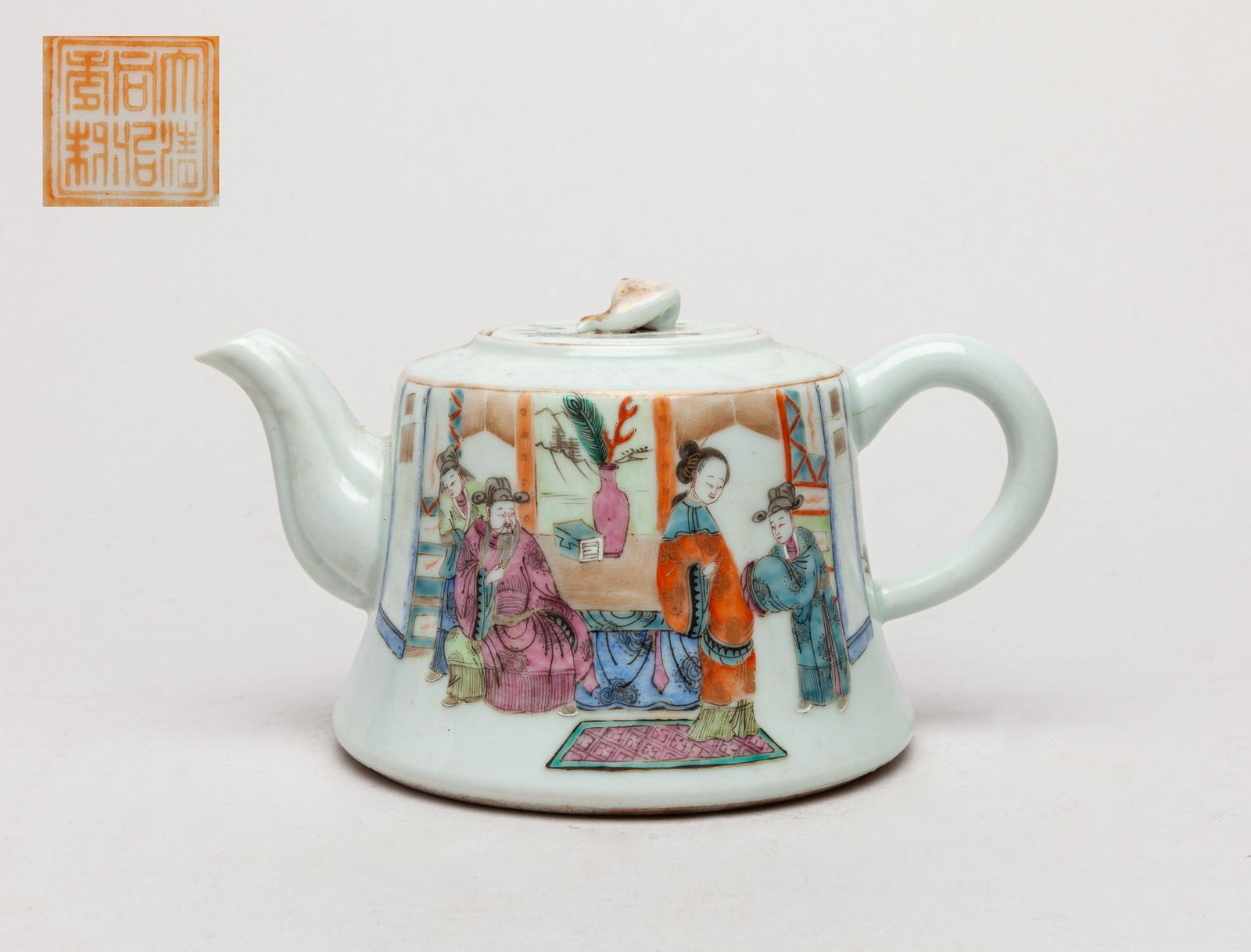 Chinese Famille Rose Porcelain Tea Cup (1 of 13)