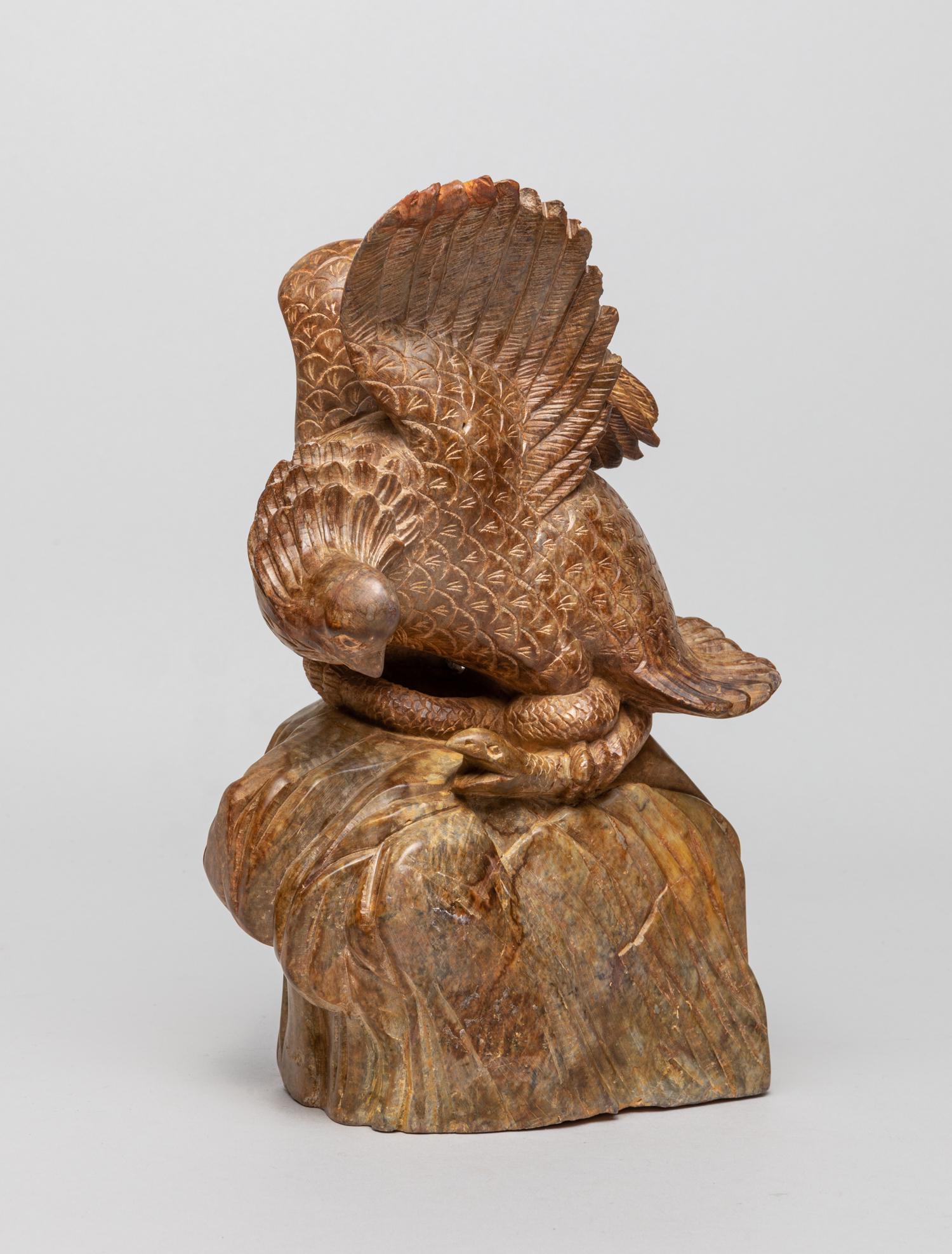 Collectible Gemstone Carved Eagle Sculpture (1 of 14)