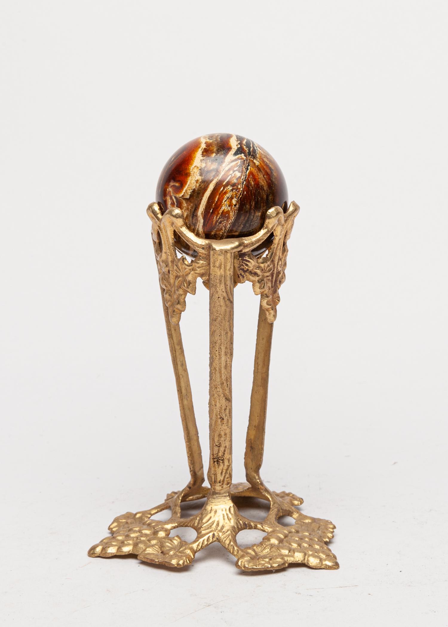 France Louis XVI Type Root  Amber Sphere (1 of 10)