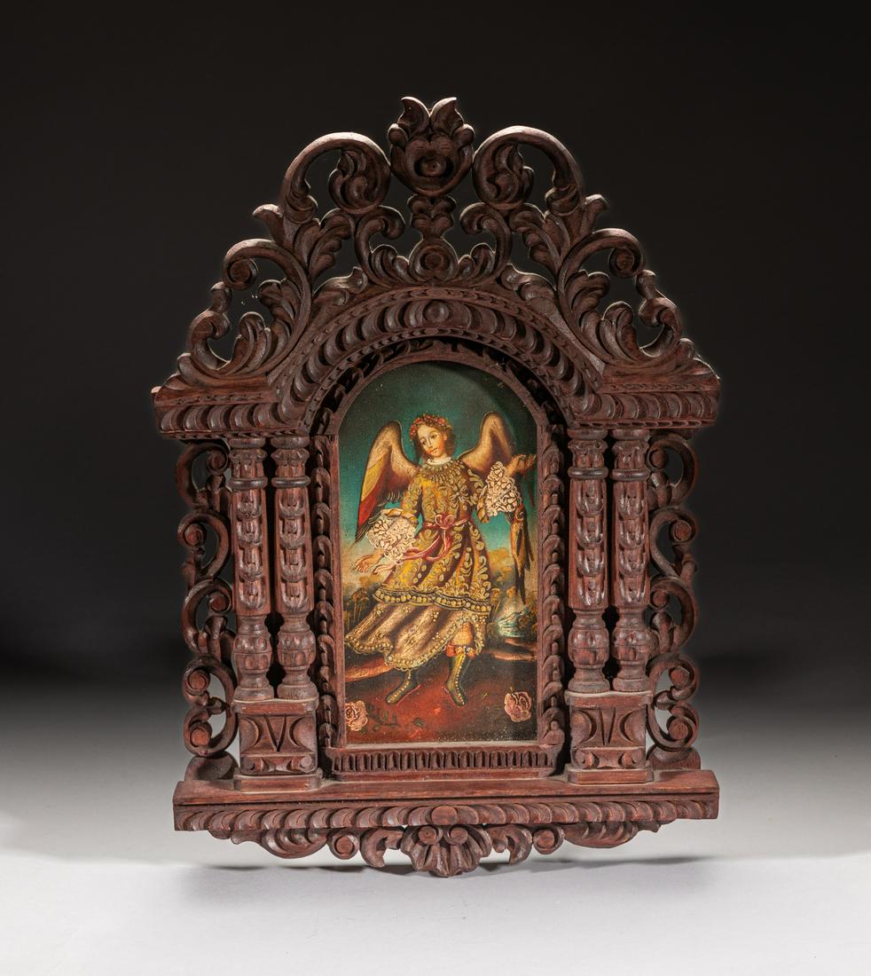 Old Spain Framed Latino Archangel (1 of 7)