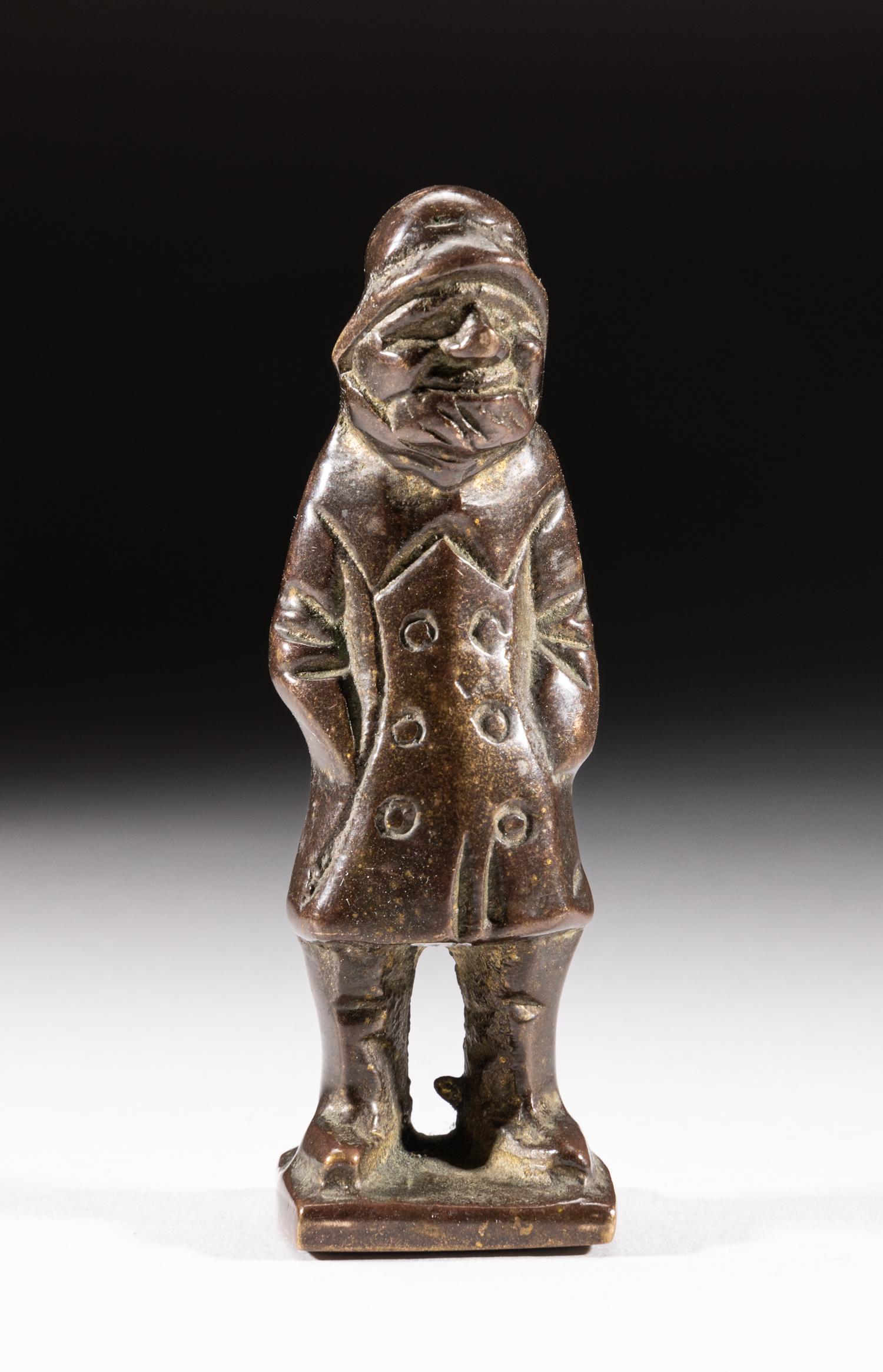 Collectible Fisherman Bronze Table Sculpture (1 of 11)