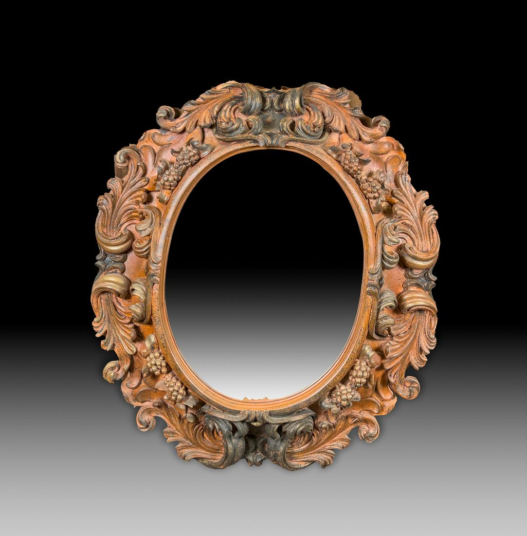 Italian Wood Chelini Giovannini Mirror (1 of 10)