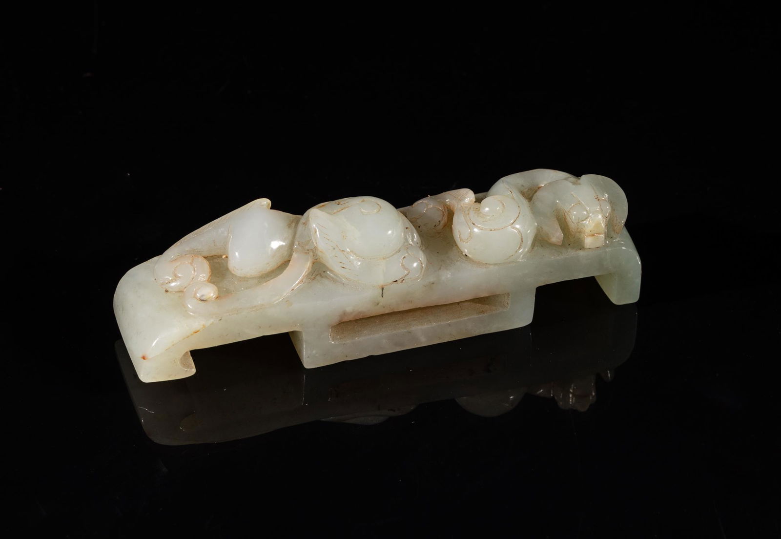 Chinese Jade Carved Sword Holder (1 of 13)