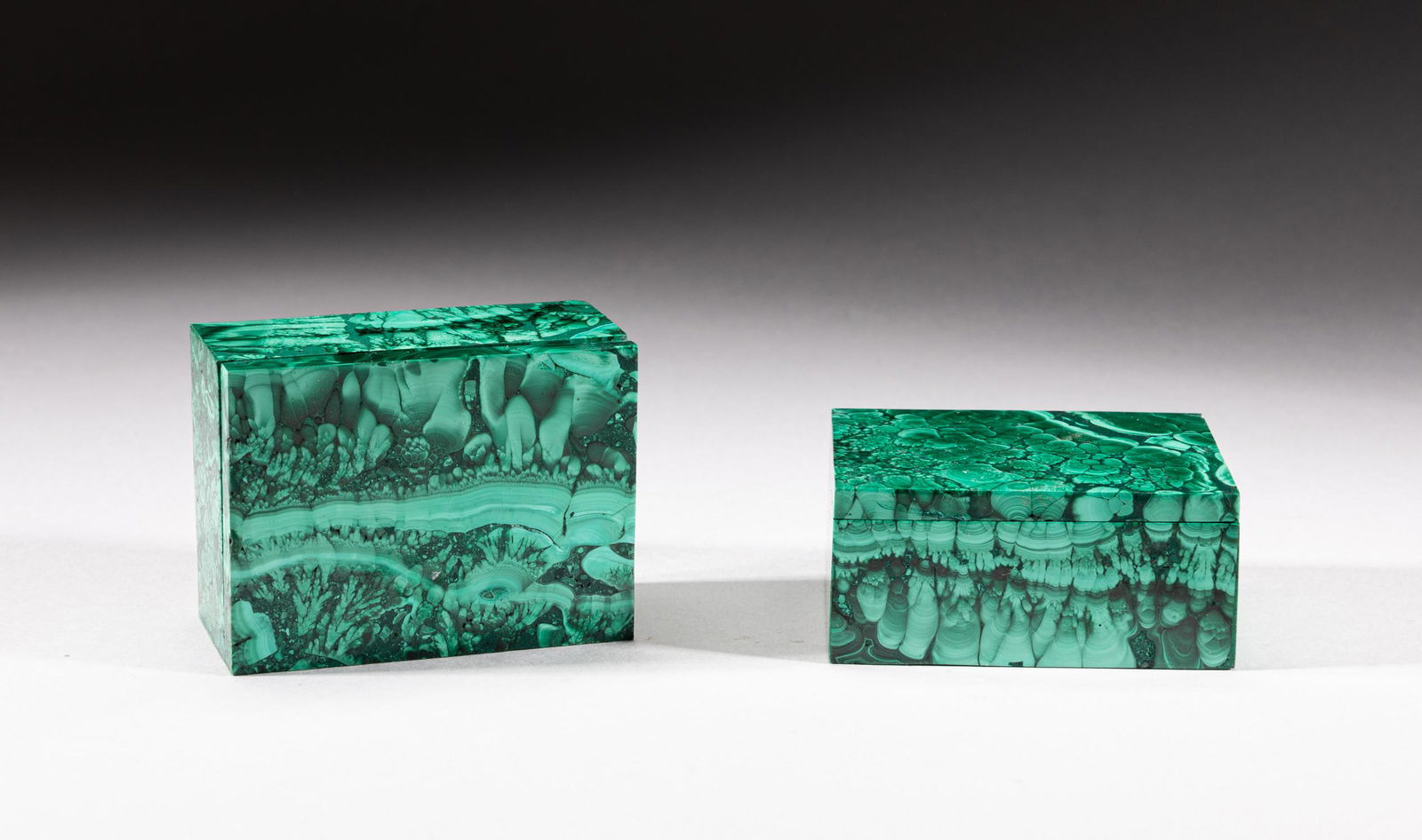 Rare France Type Malachite Covered Box (1 of 13)