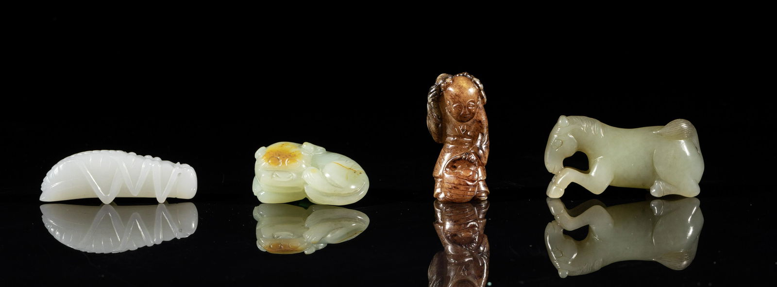 Group Chinese Jade Carvings (1 of 14)