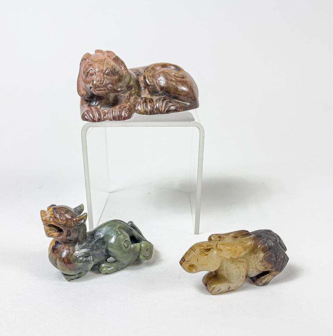Collectible Chinese Jade Carved Beasts (1 of 11)
