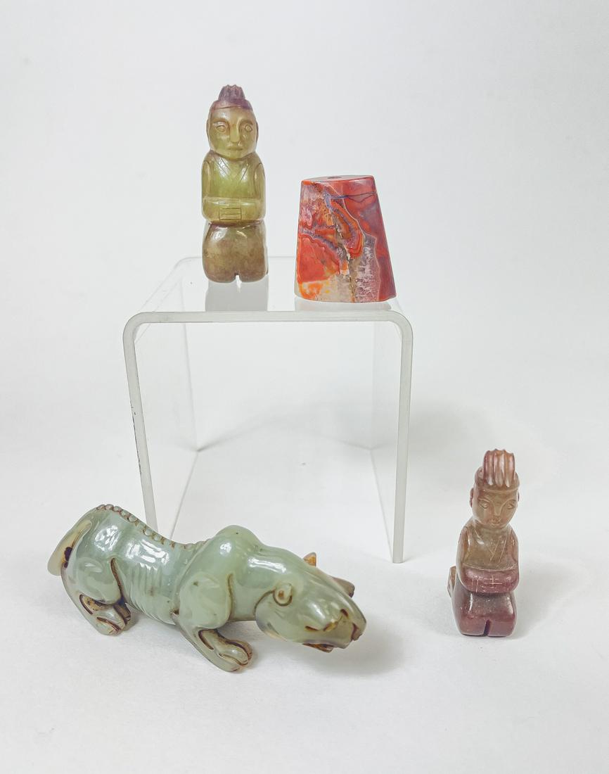 Collectible Chinese Jade Stone & Agate Toggles (1 of 12)