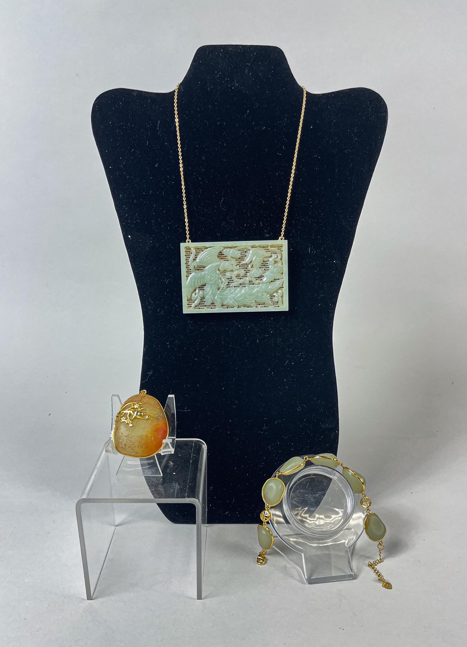 Estate Chinese Jade Jewelry (1 of 12)