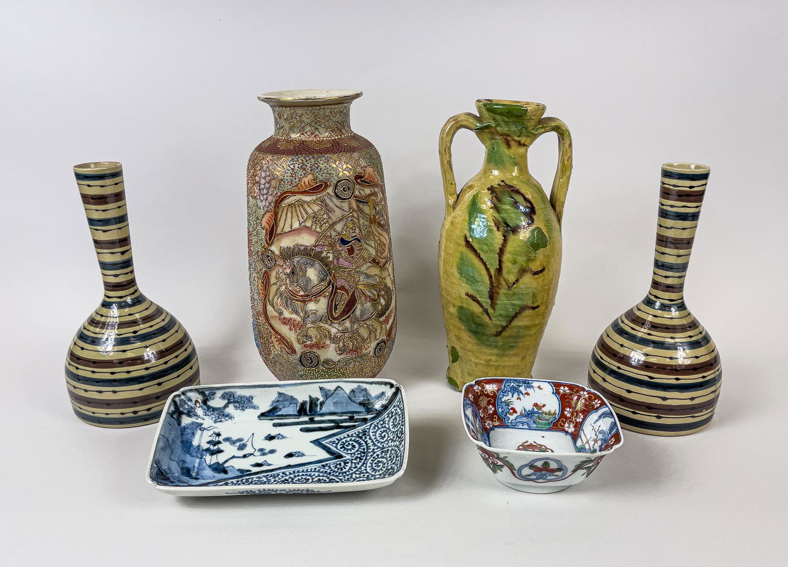 Collectible Asian Glazed Porcelain Pieces (1 of 12)