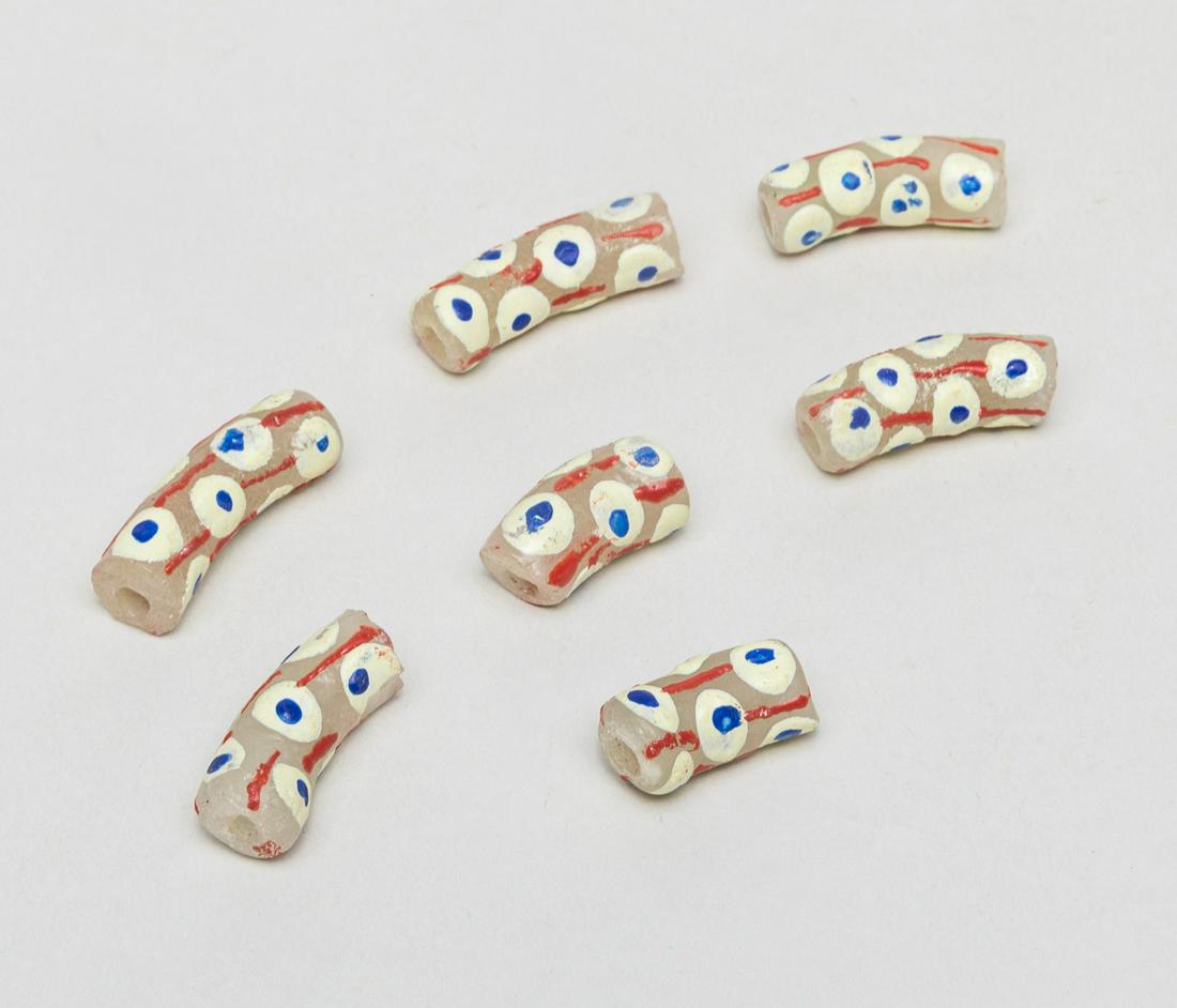 Antique Roman Type Dragon-fly Eye Glass Beads (1 of 8)