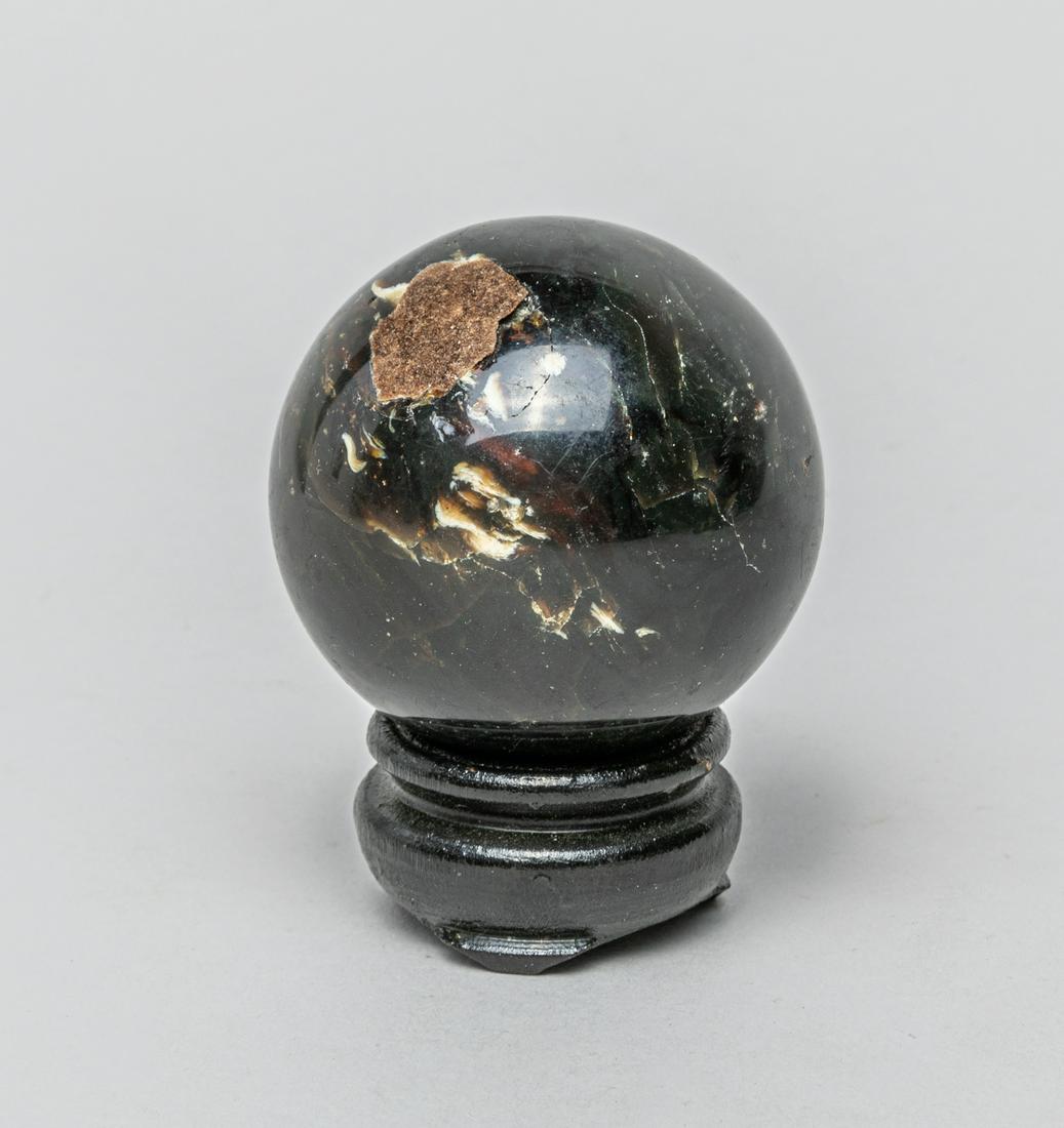 Rare Blue Amber Ball (1 of 7)