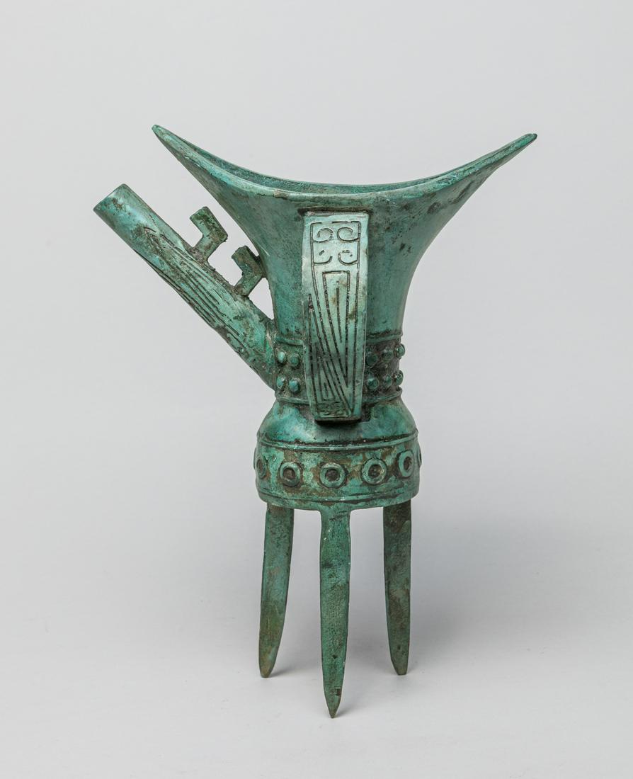 Rare Chinese Bronze Tall Cup (1 of 14)