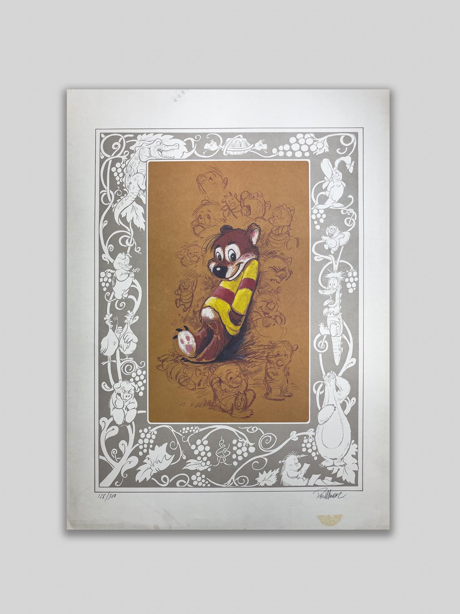 Collectible Signed Lithograph of Bear (1 of 10)