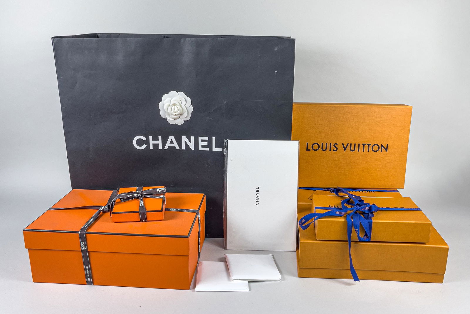 Estate Hermes, Chanel & Louis Vuitton Box Estate Hermes, Chanel & Louis Vuitton Box