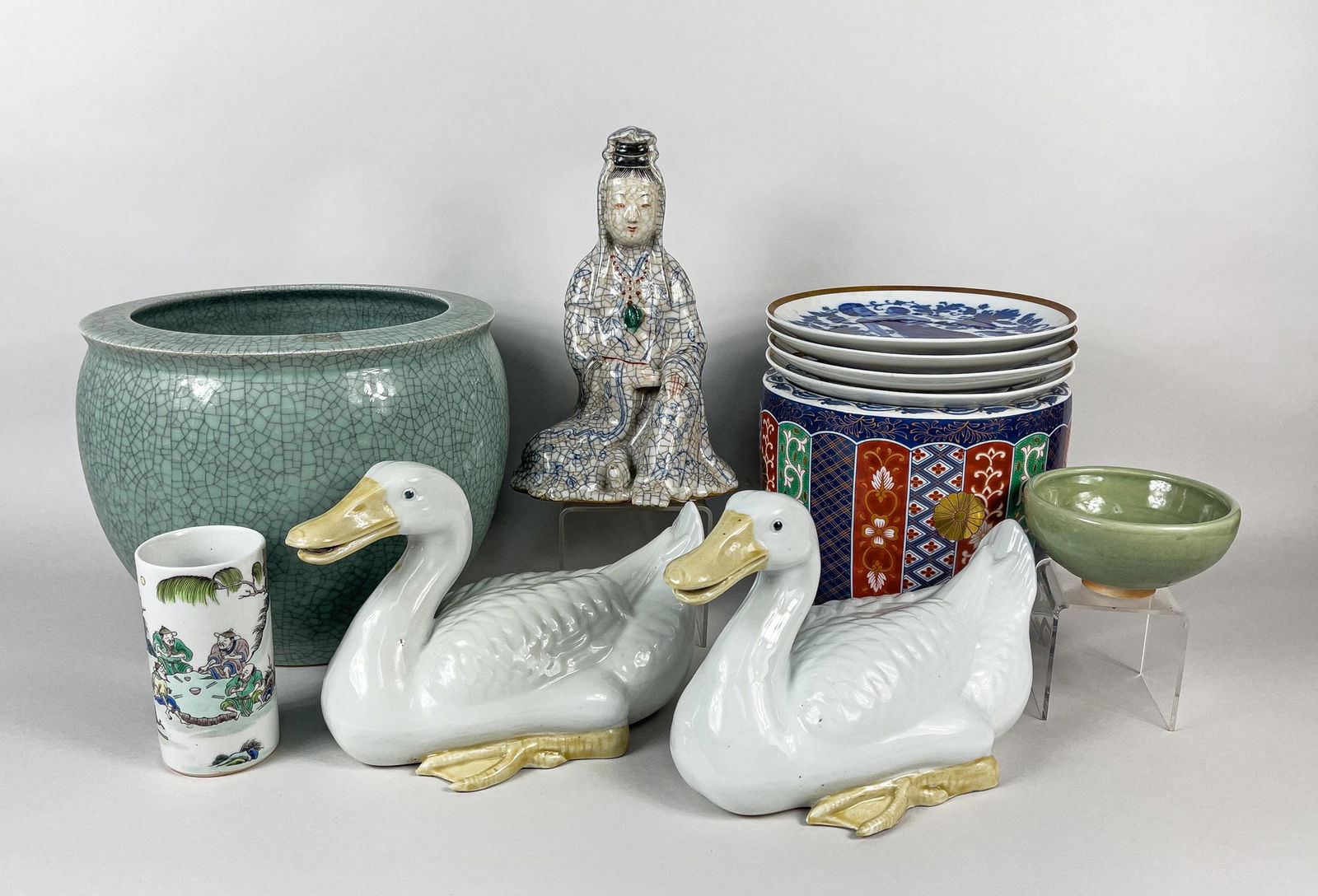 Estate Chinese & Santa Clara Porcelains (1 of 13)