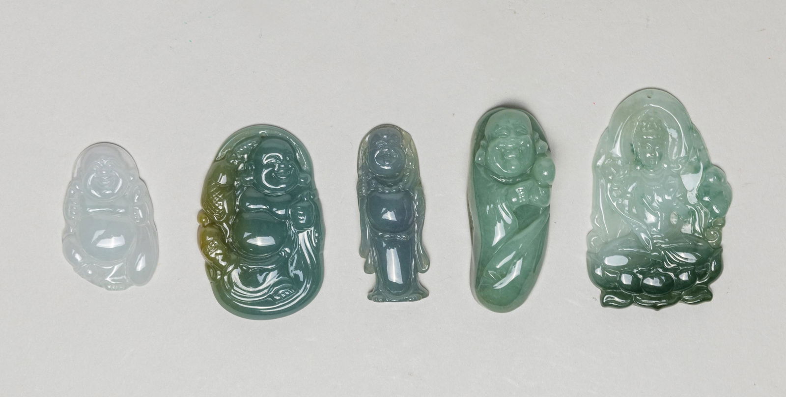 Chinese Export Jade Jadeite Toggles (1 of 14)