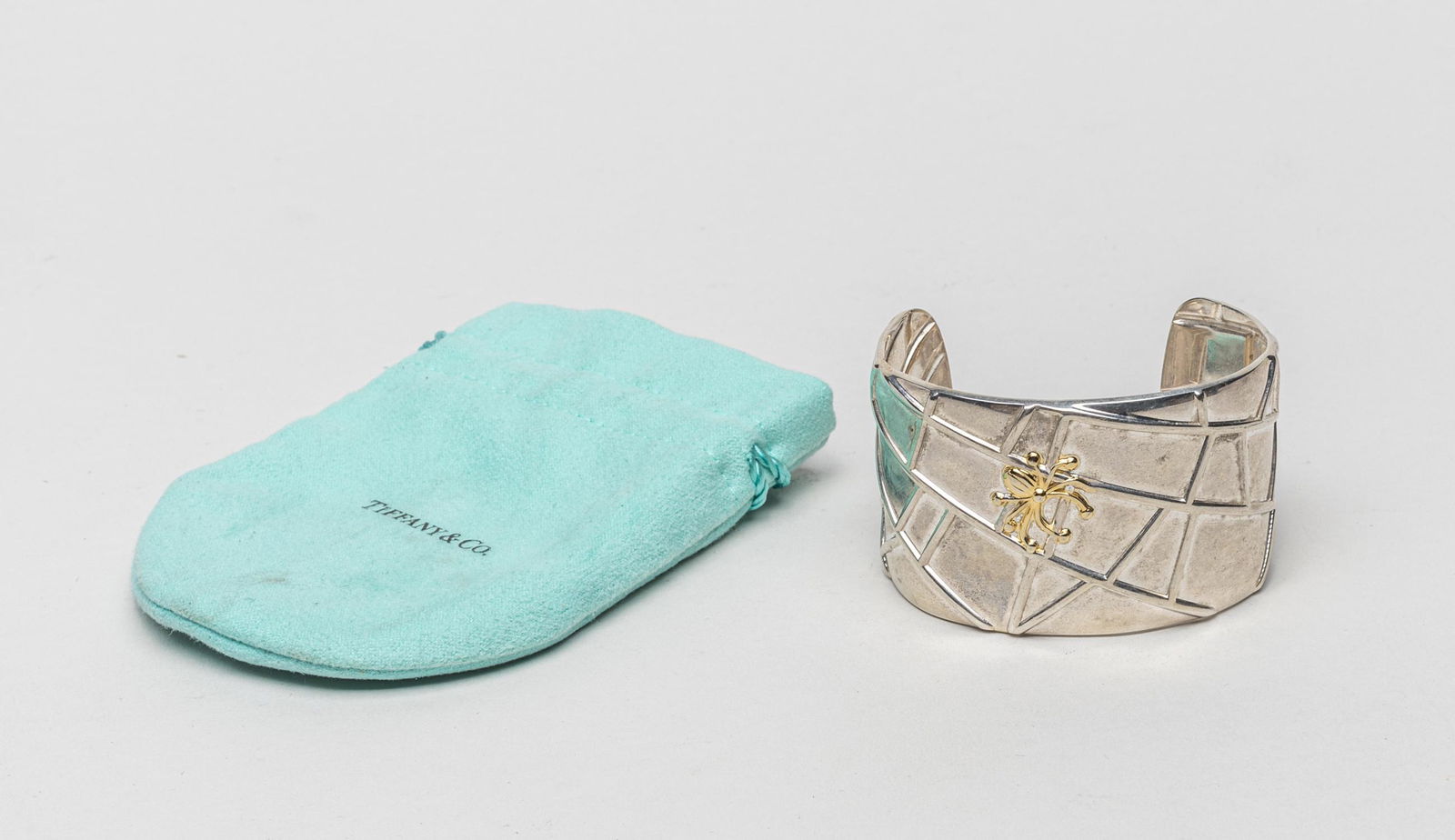 Tiffany Silver & 18k G/F Bangle (1 of 8)