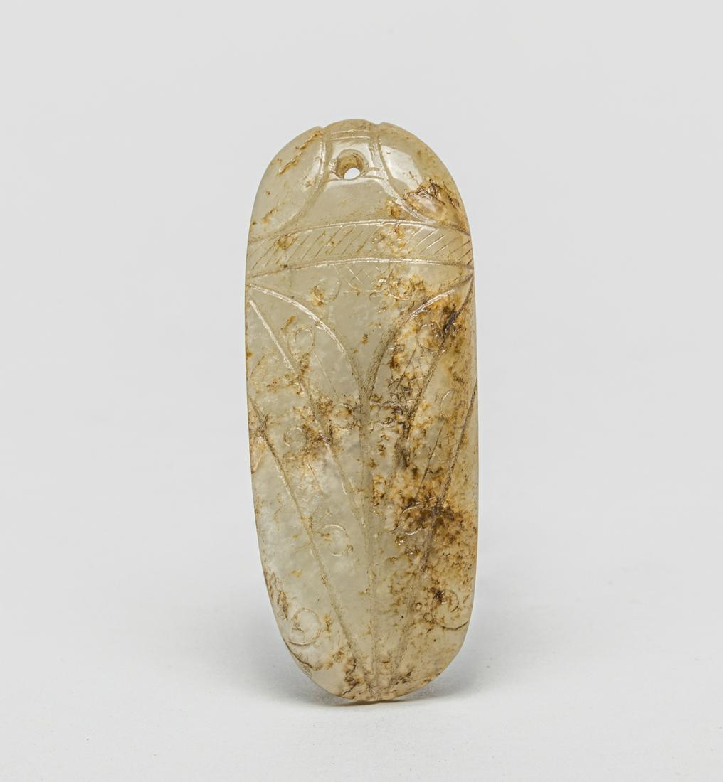 Chinese Russet Jade Carving Cicada (1 of 11)