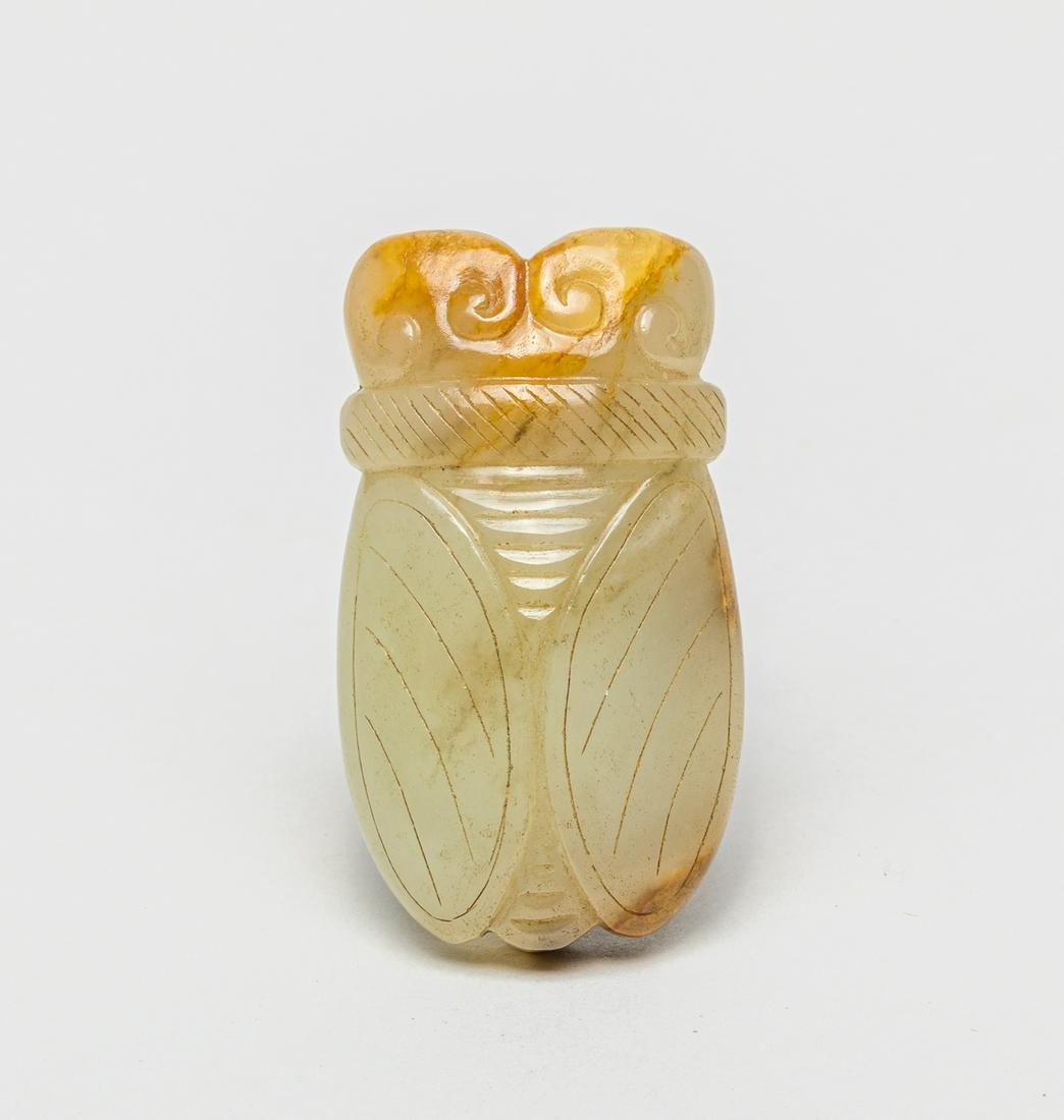Chinese Jade/Stone Carving Cicada (1 of 12)