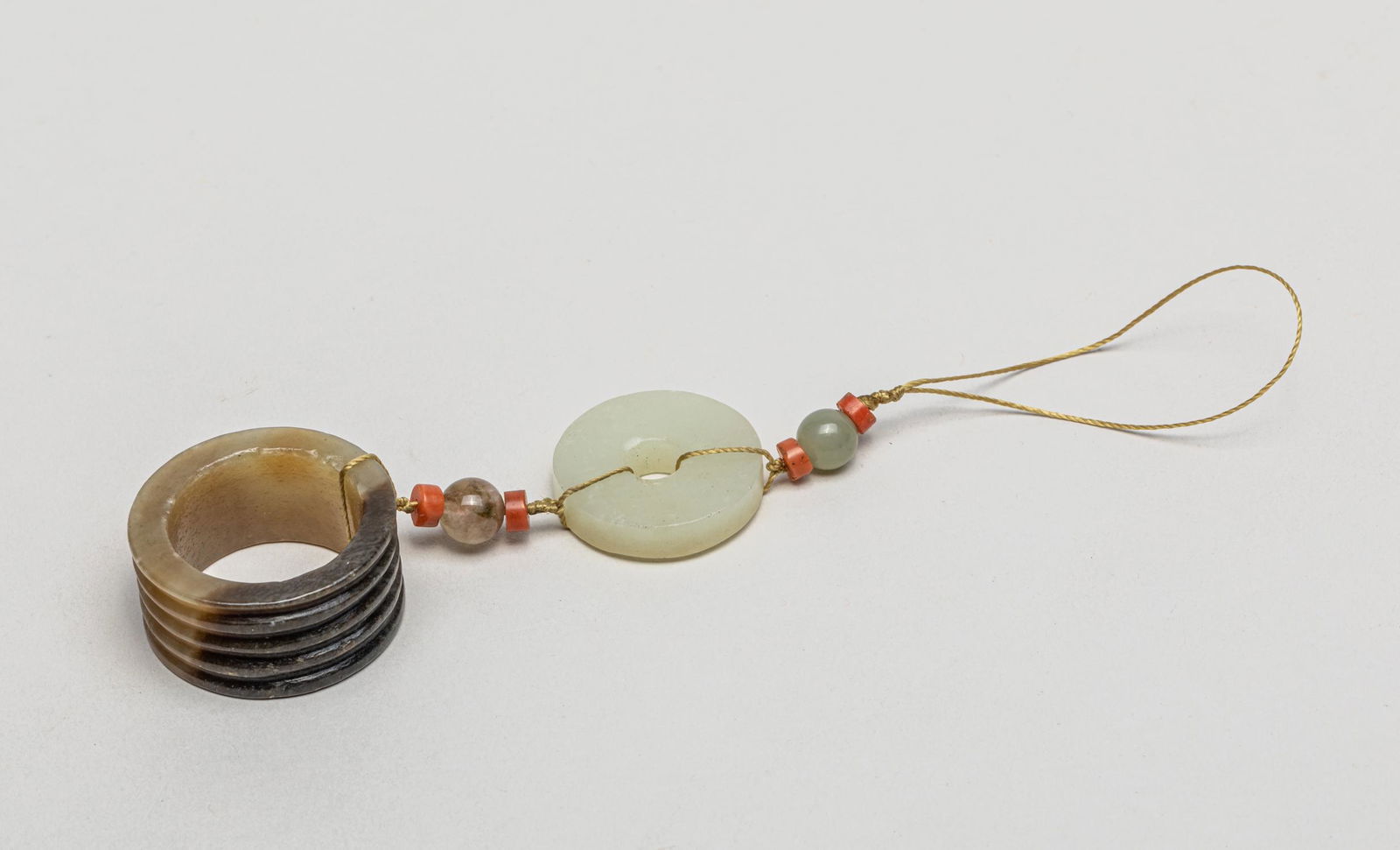 Chinese Jade Toggle of Bi & Huan (1 of 11)