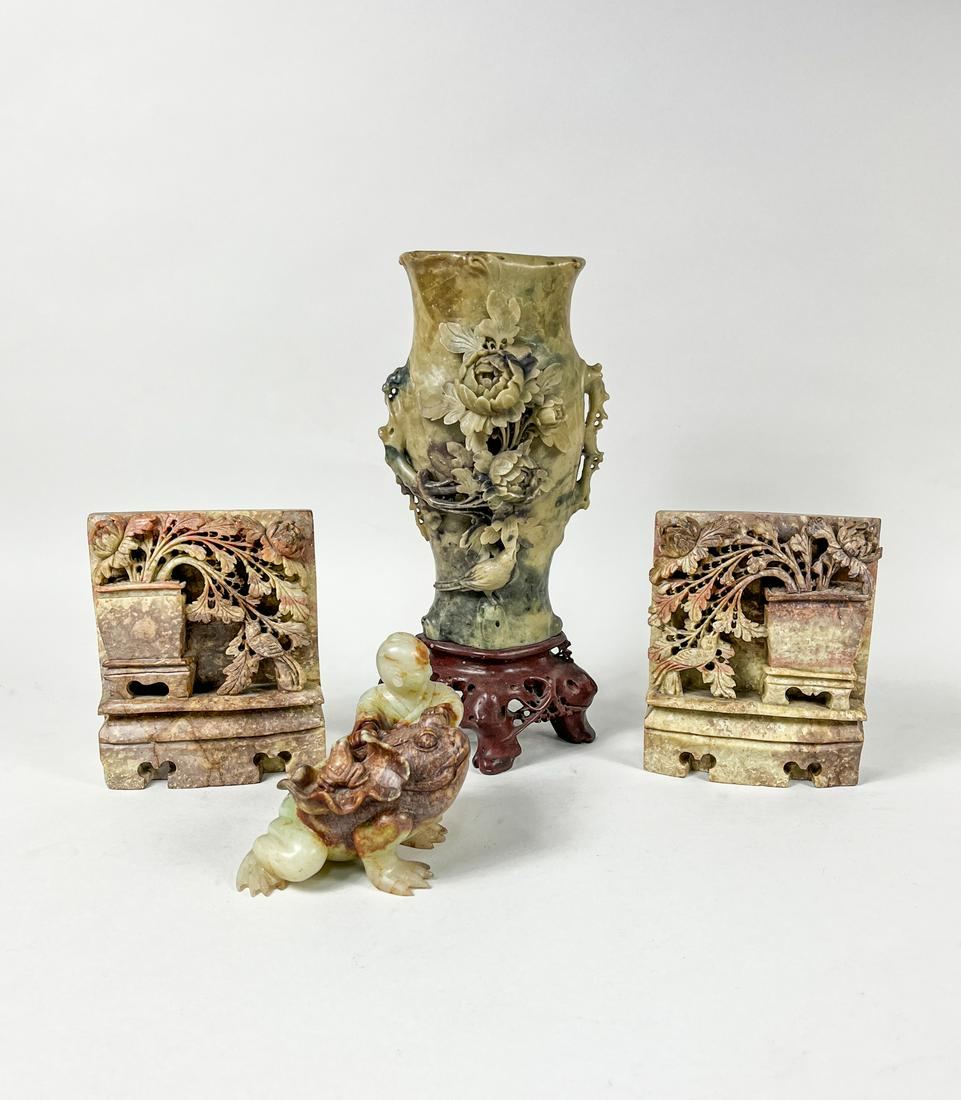 Vintage Chinese Jade/Stone Sculptures (1 of 12)