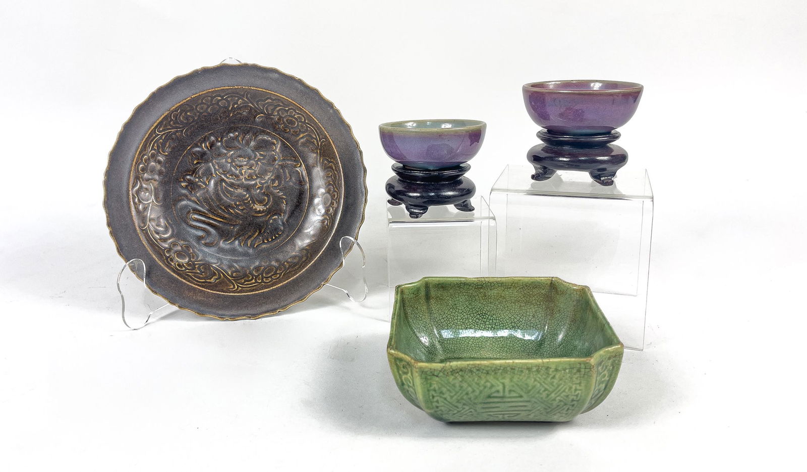 Estate Chinese Glazed Porcelain Wares (1 of 12)