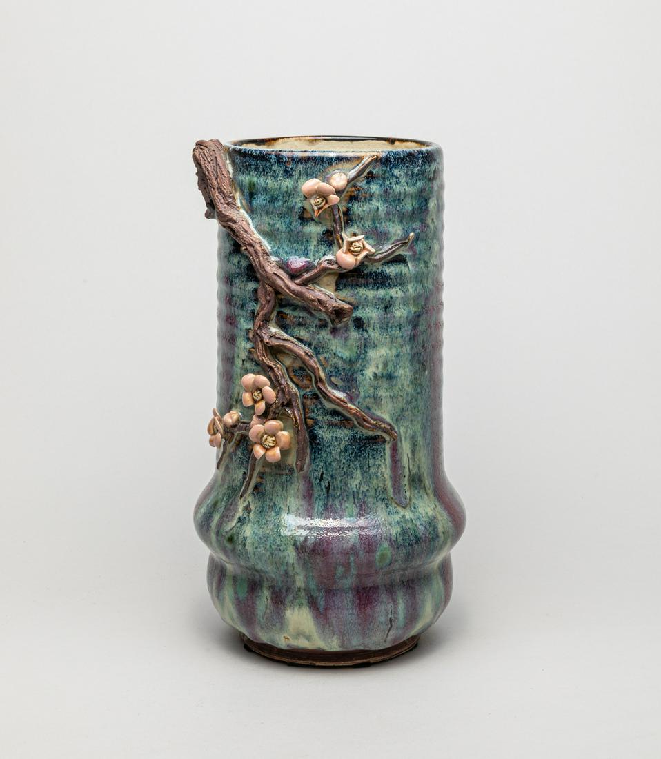 1960-1980 Chinese Export Jun Type Porcelain Vase (1 of 12)