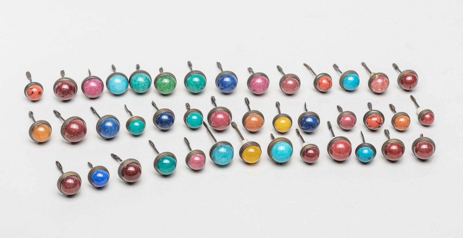 Estate Chinese Snuff Bottle Stoppers (1 of 14)