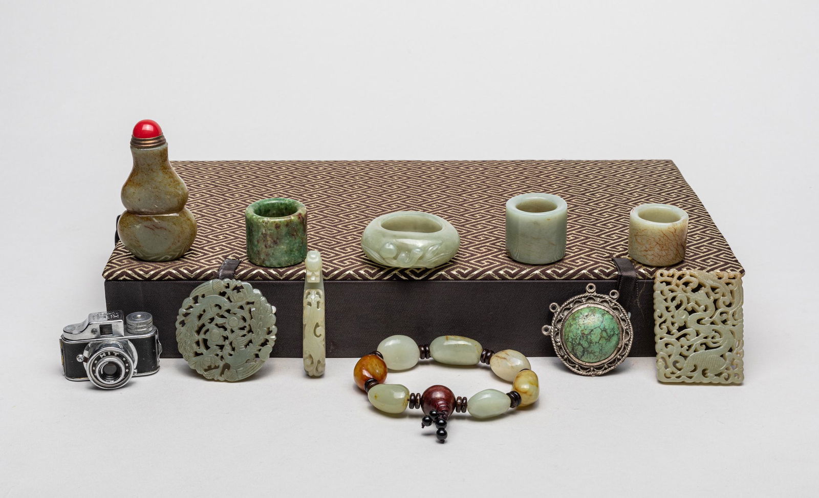 Estate Chinese Jade, Jewelry & Mini Camera (1 of 20)