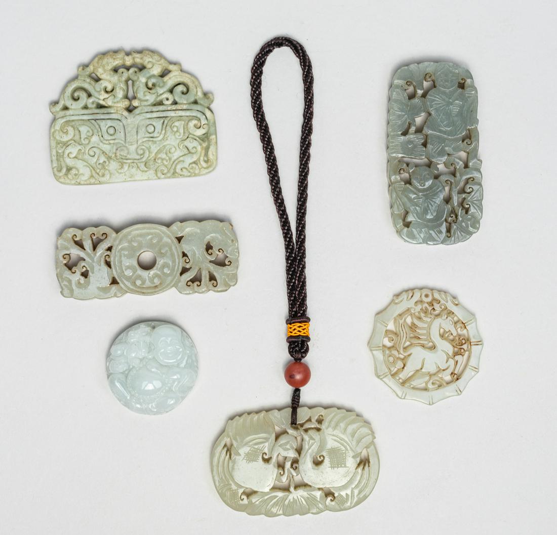 Estate Chinese Jade/Jadeite Carvings (1 of 18)